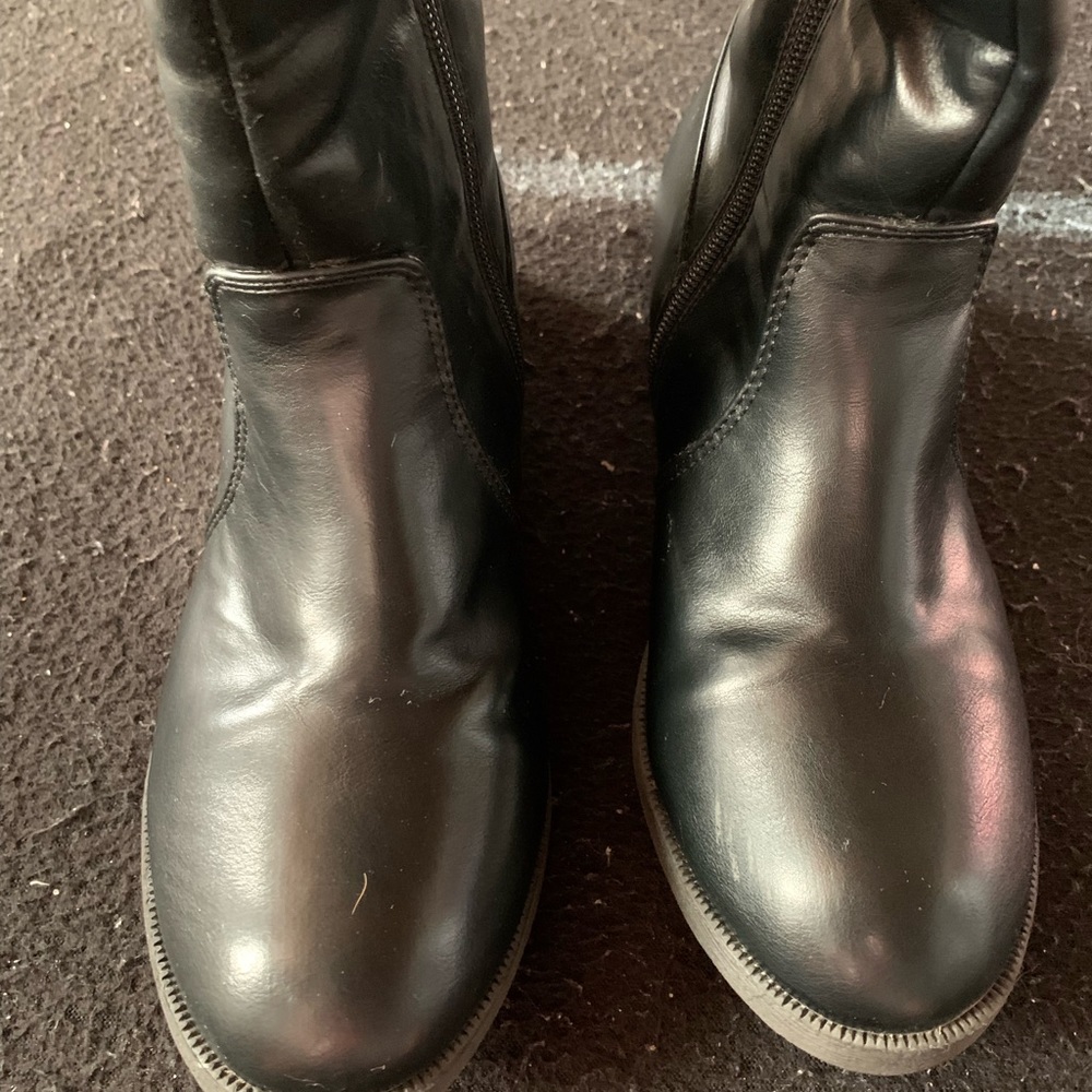 Girls over-calf, zip-up boots, size 5M, excellent condition, see photos - Picture 3 of 11